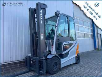 Used Forklift Truck STILL RX60-25 | Nur 3.655 Bst. ELEKTRO VIERRADFRONTSTAPLER (13061940) backdrop